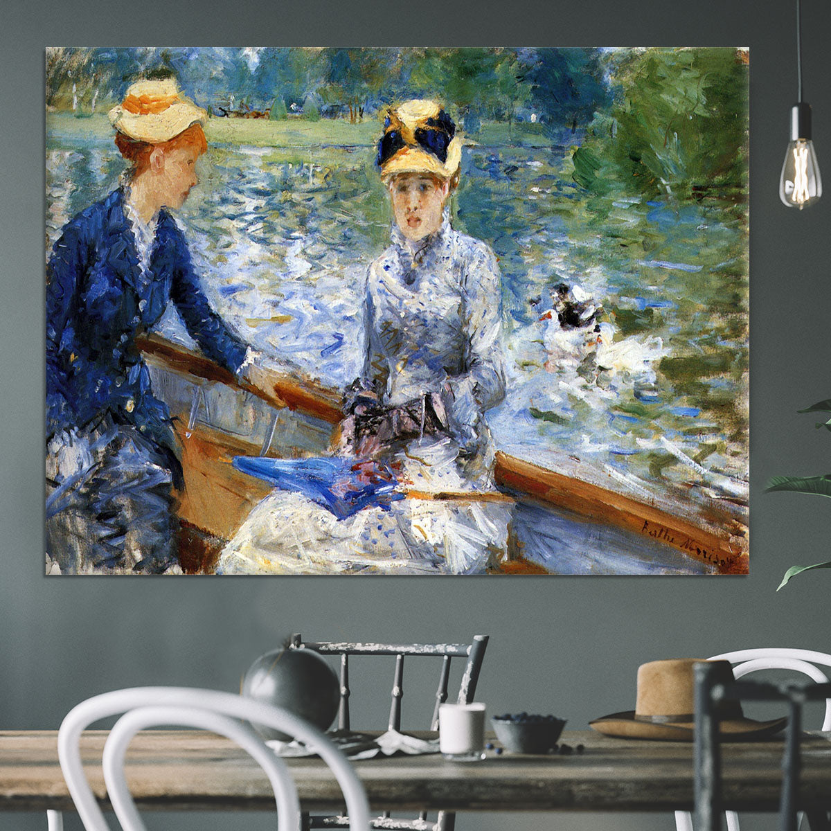 Summer day by Renoir Canvas Print or Poster - Canvas Art Rocks - 3