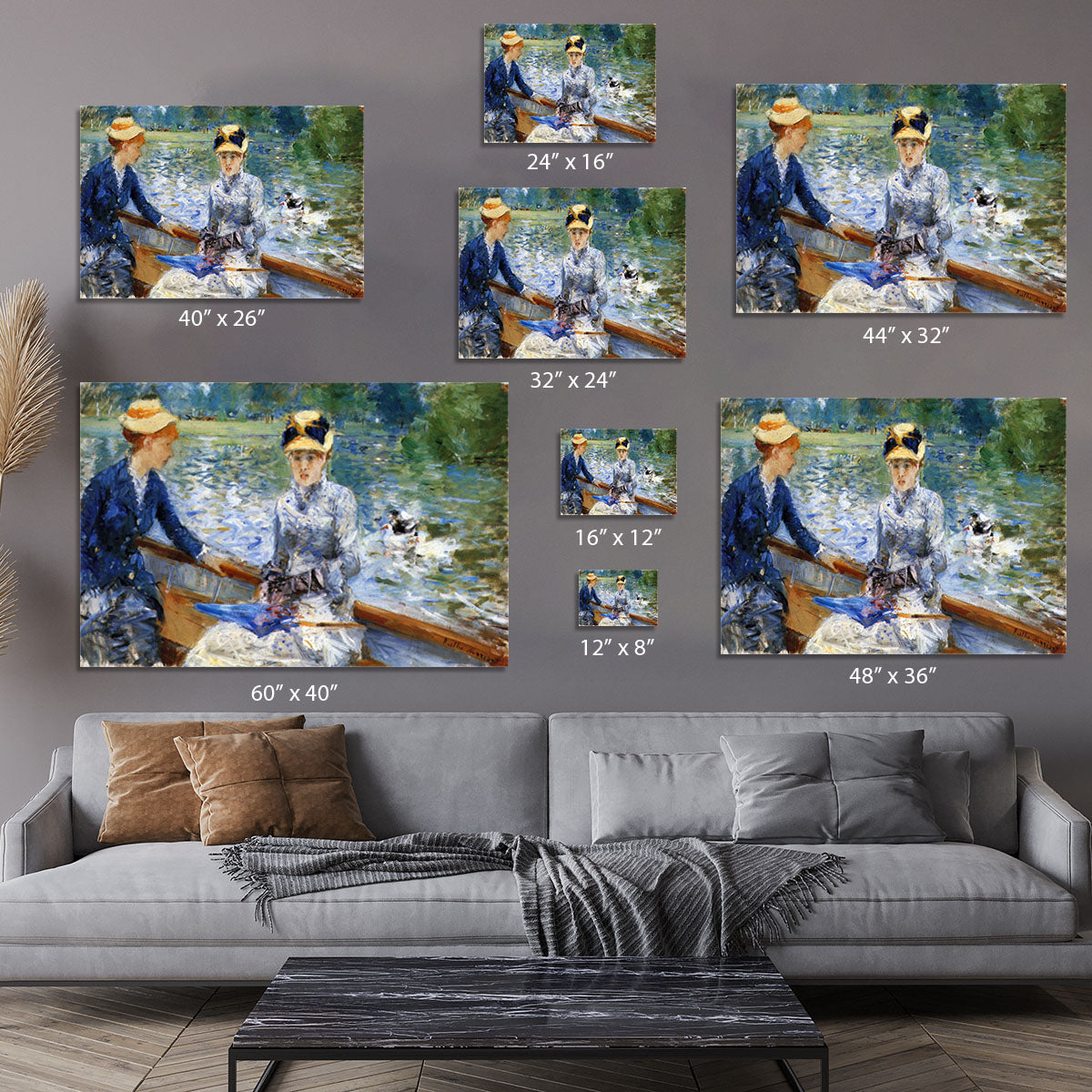 Summer day by Renoir Canvas Print or Poster - Canvas Art Rocks - 7