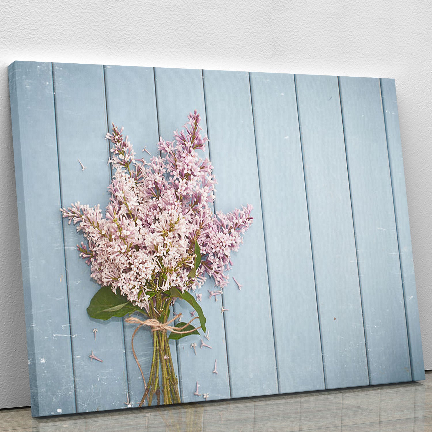 Summer gentle bouquet of lilac flowers Canvas Print or Poster - Canvas Art Rocks - 1