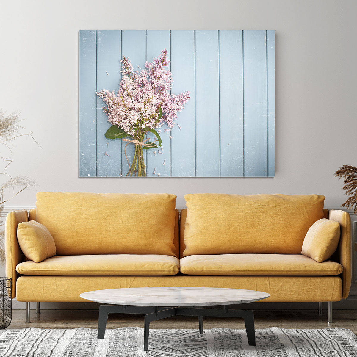 Summer gentle bouquet of lilac flowers Canvas Print or Poster - Canvas Art Rocks - 4