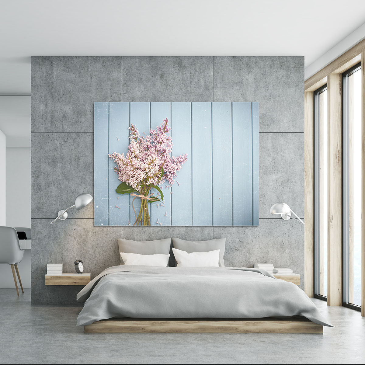 Summer gentle bouquet of lilac flowers Canvas Print or Poster - Canvas Art Rocks - 5