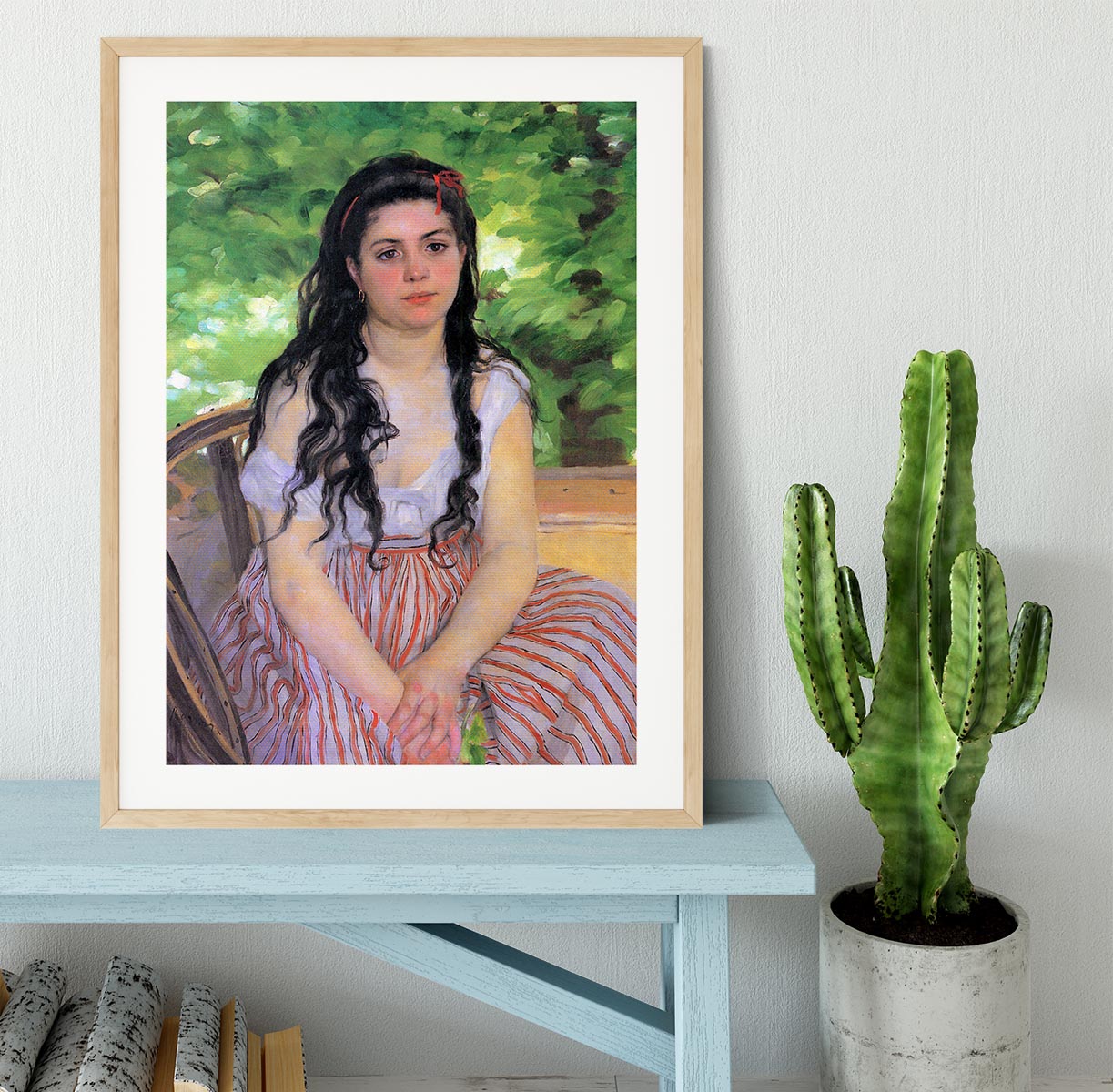 Summertime study by Renoir Framed Print - Canvas Art Rocks - 3