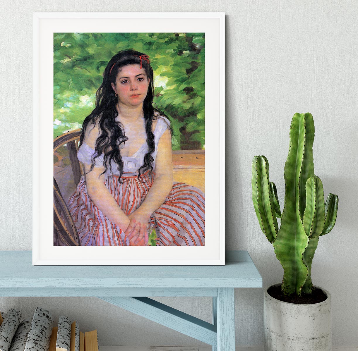 Summertime study by Renoir Framed Print - Canvas Art Rocks - 5