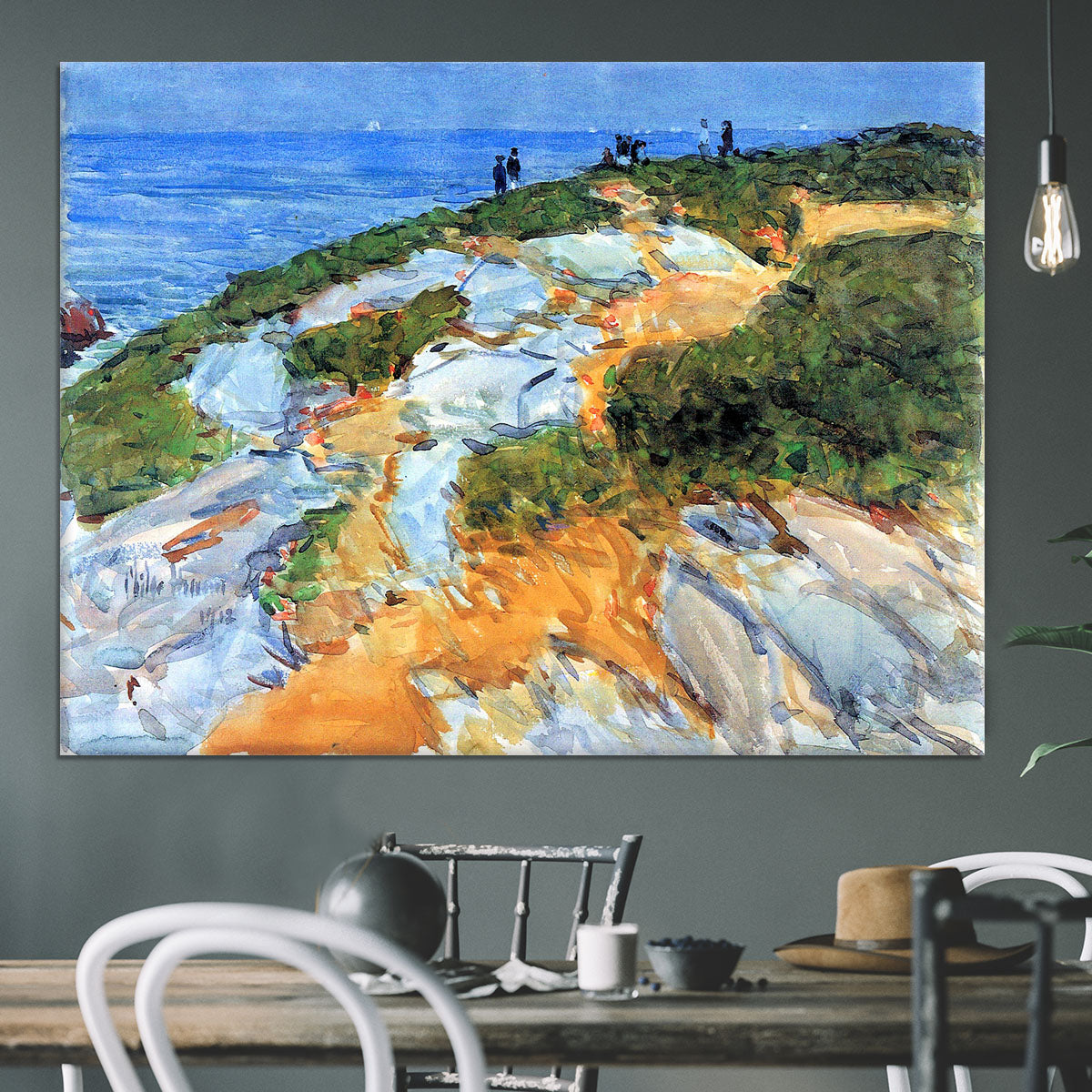 Sunday morning Appledore by Hassam Canvas Print or Poster - Canvas Art Rocks - 3