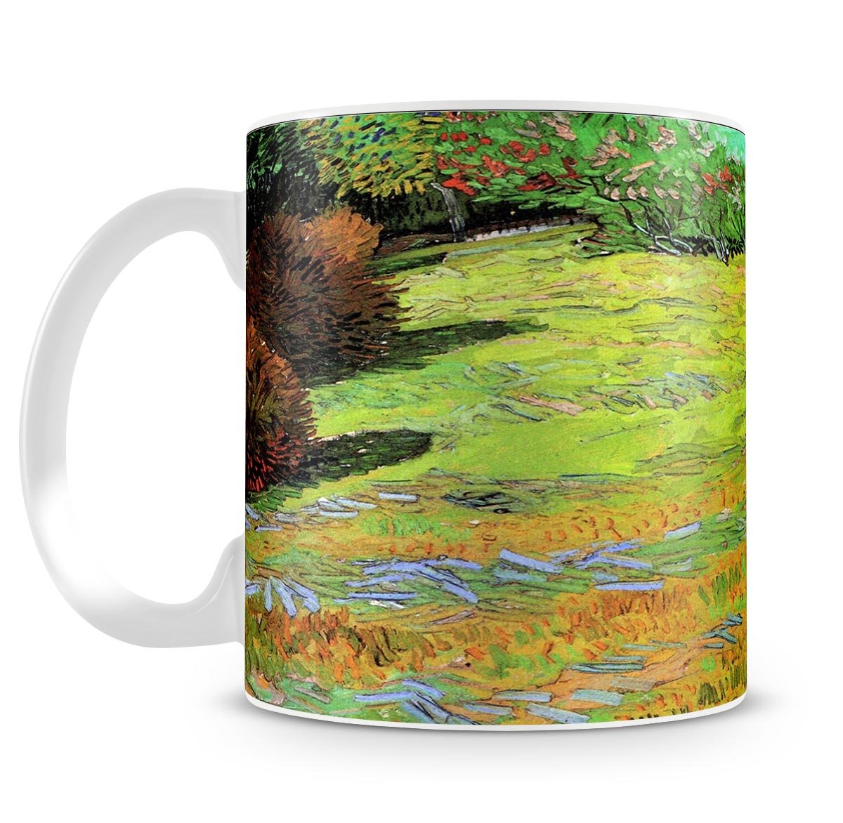 Sunny Lawn in a Public Park by Van Gogh Mug - Canvas Art Rocks - 4