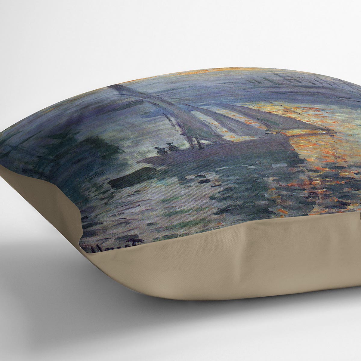Sunrise at Sea by Monet Cushion