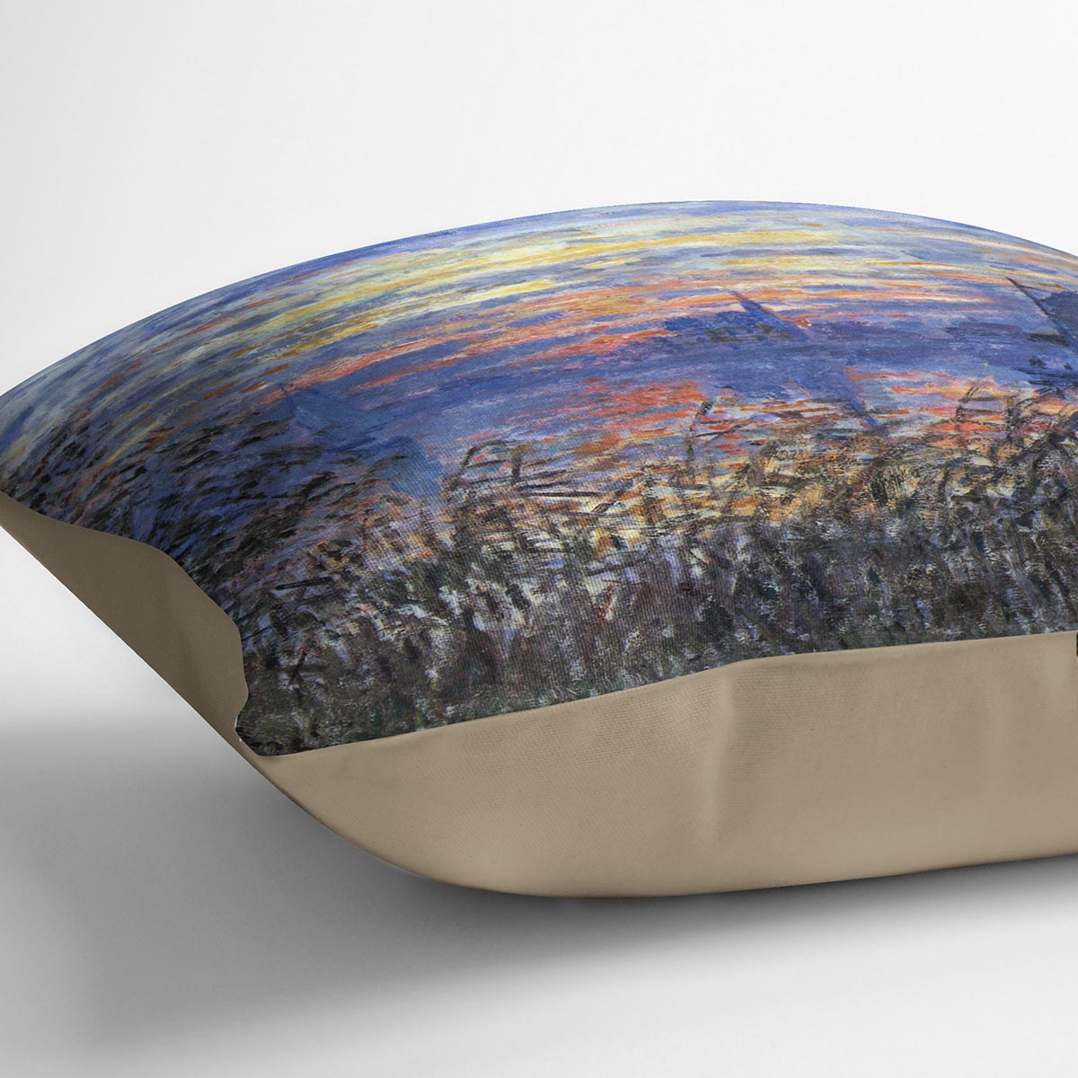 Sunset on the Seine by Monet Cushion