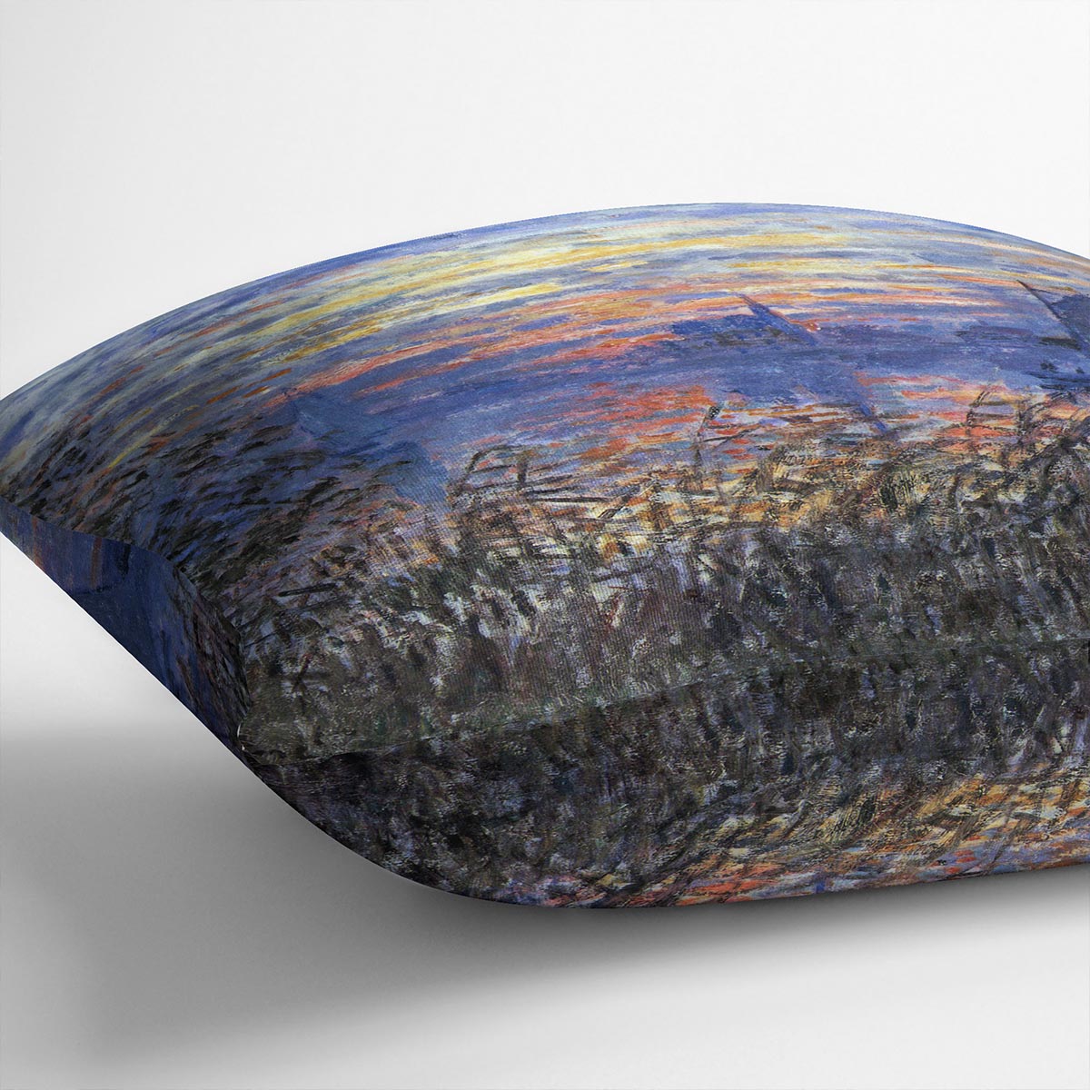 Sunset on the Seine by Monet Cushion
