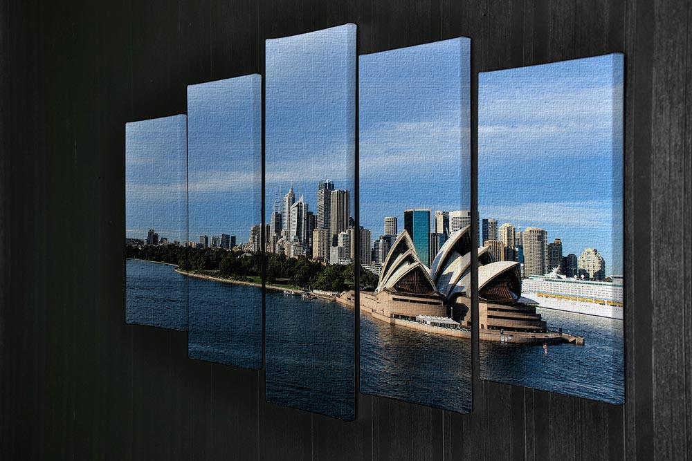 Sydney Australia City Skyline 5 Split Panel Canvas - Canvas Art Rocks - 2
