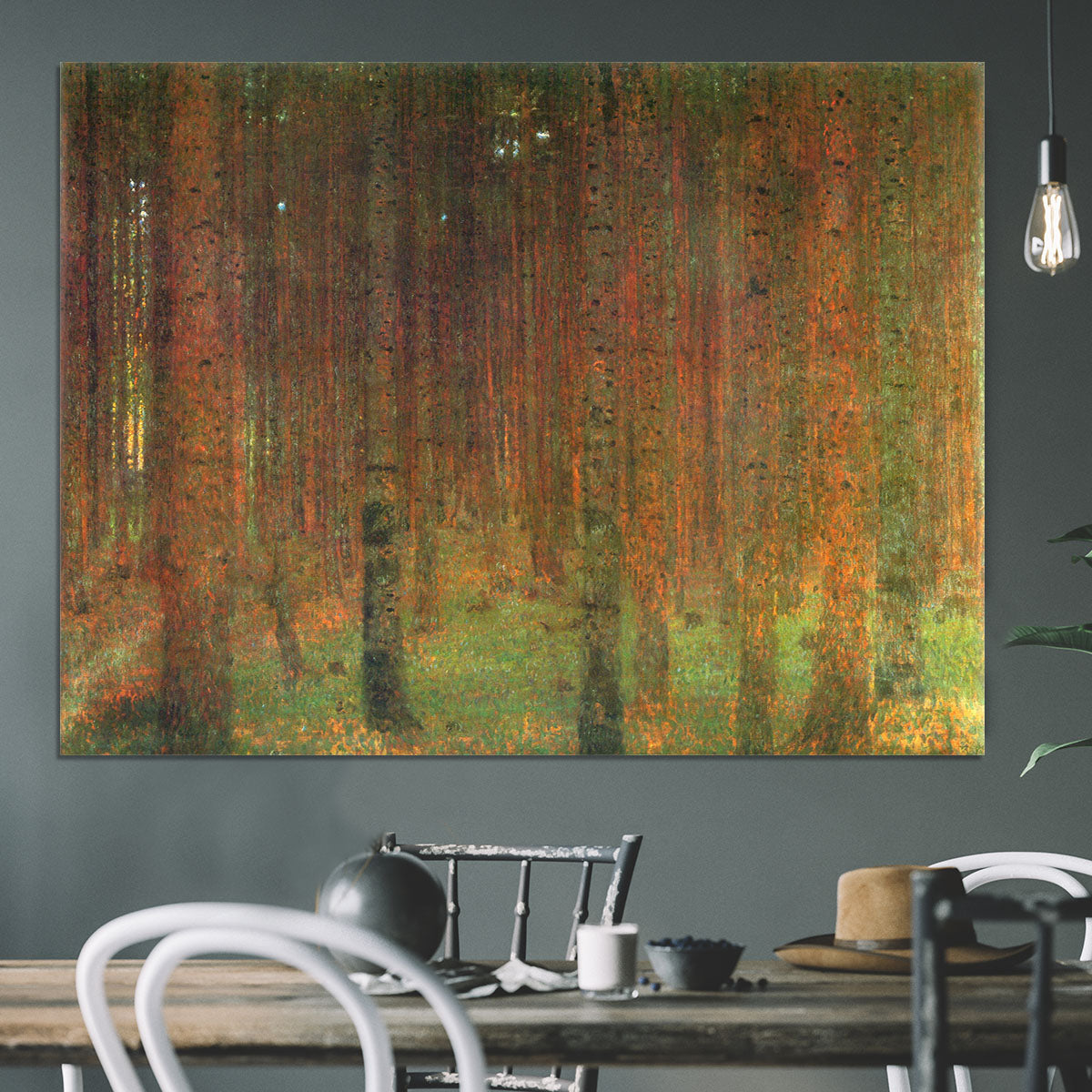 Tannenwald II by Klimt Canvas Print or Poster - Canvas Art Rocks - 3