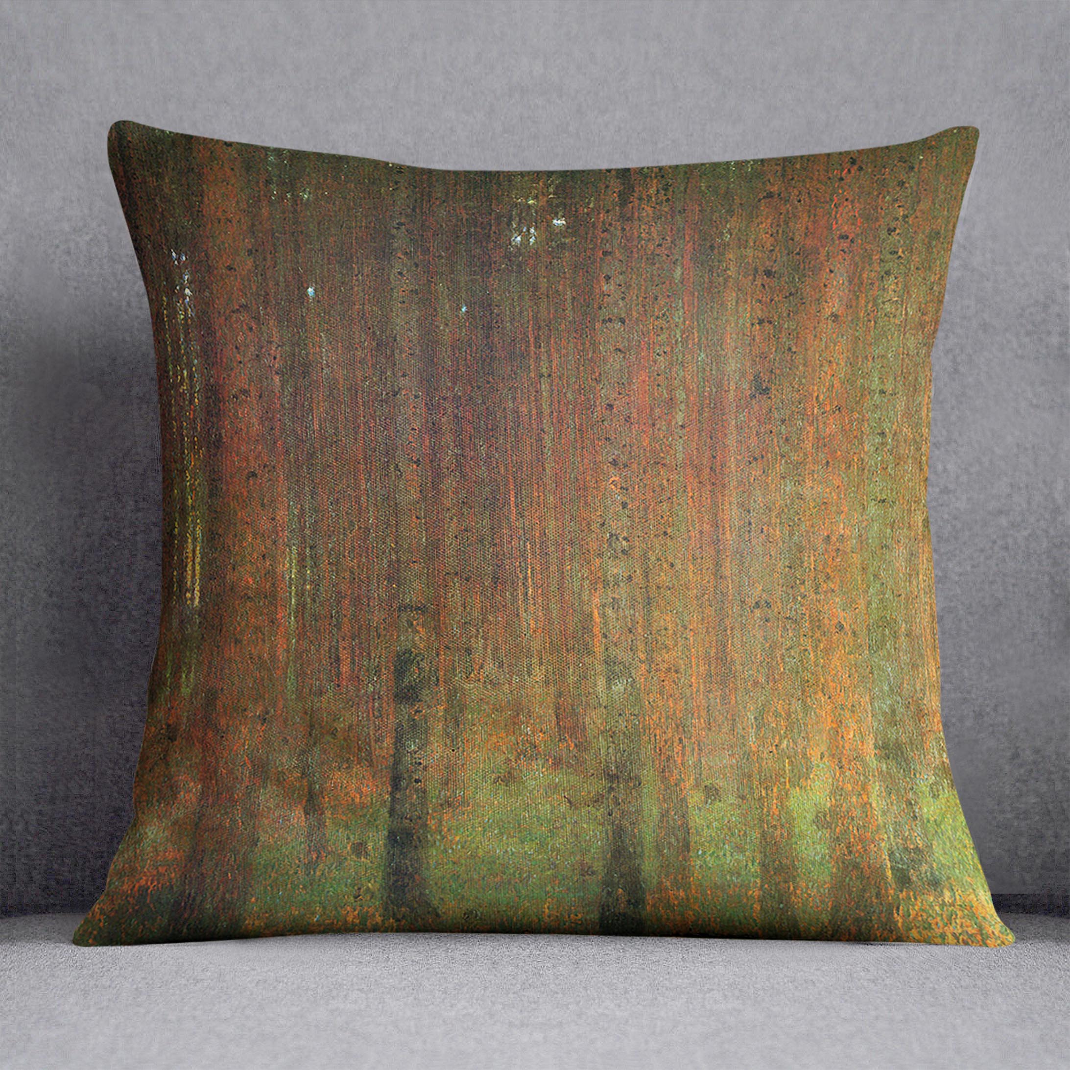 Tannenwald II by Klimt Cushion