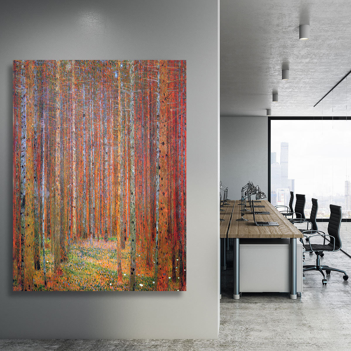 Tannenwald I by Klimt Canvas Print or Poster - Canvas Art Rocks - 3