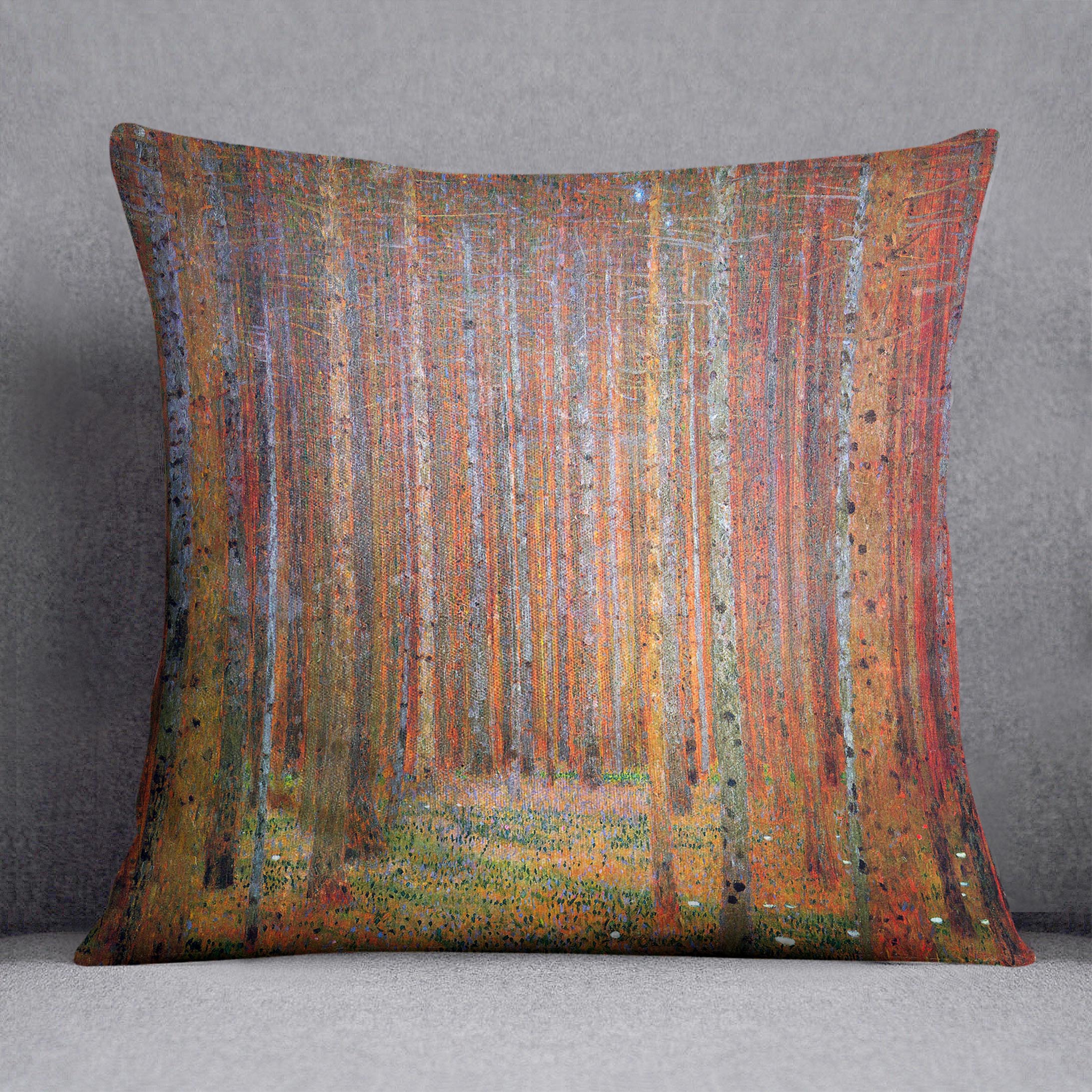 Tannenwald I by Klimt Cushion