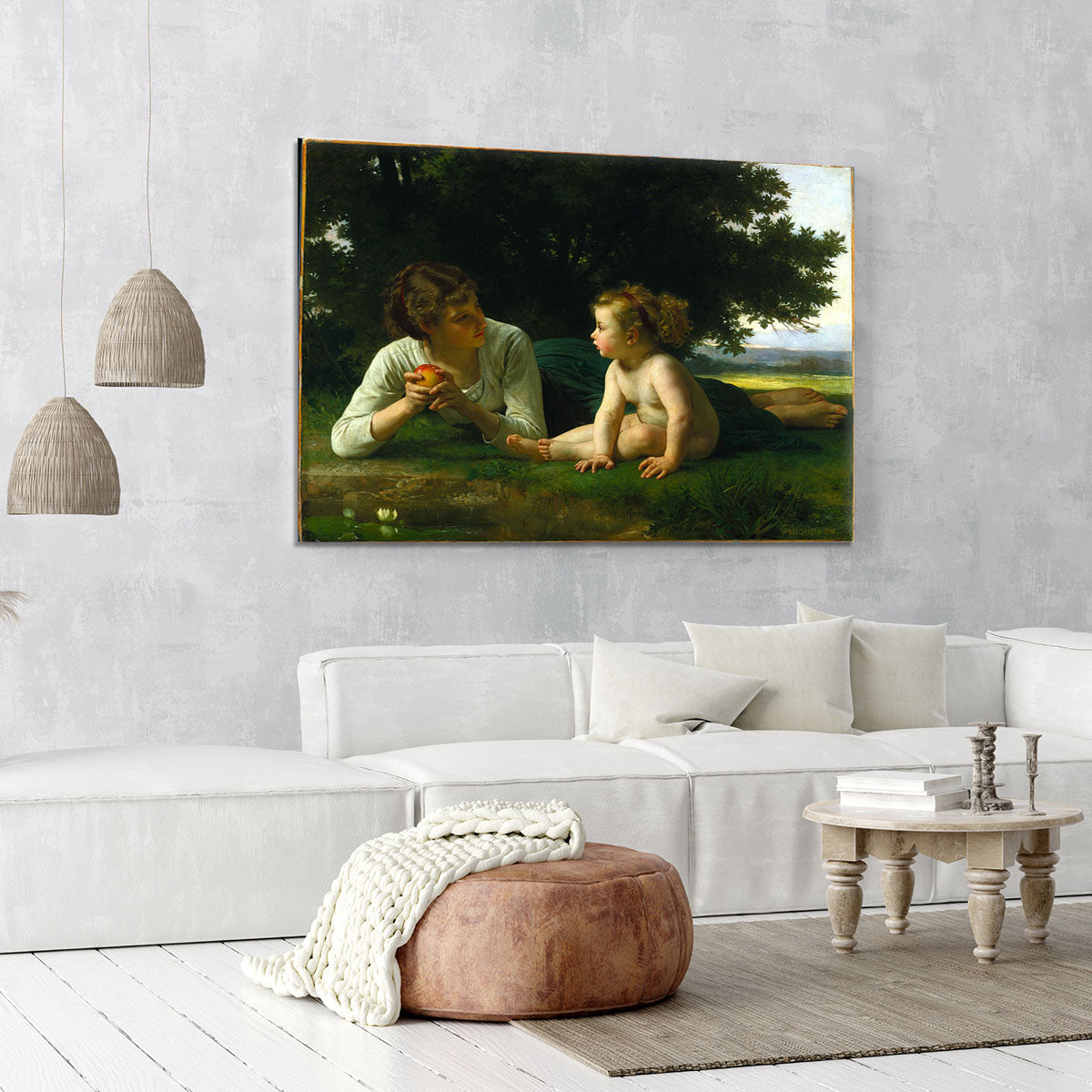 Temptation By Bouguereau Canvas Print or Poster - Canvas Art Rocks - 6