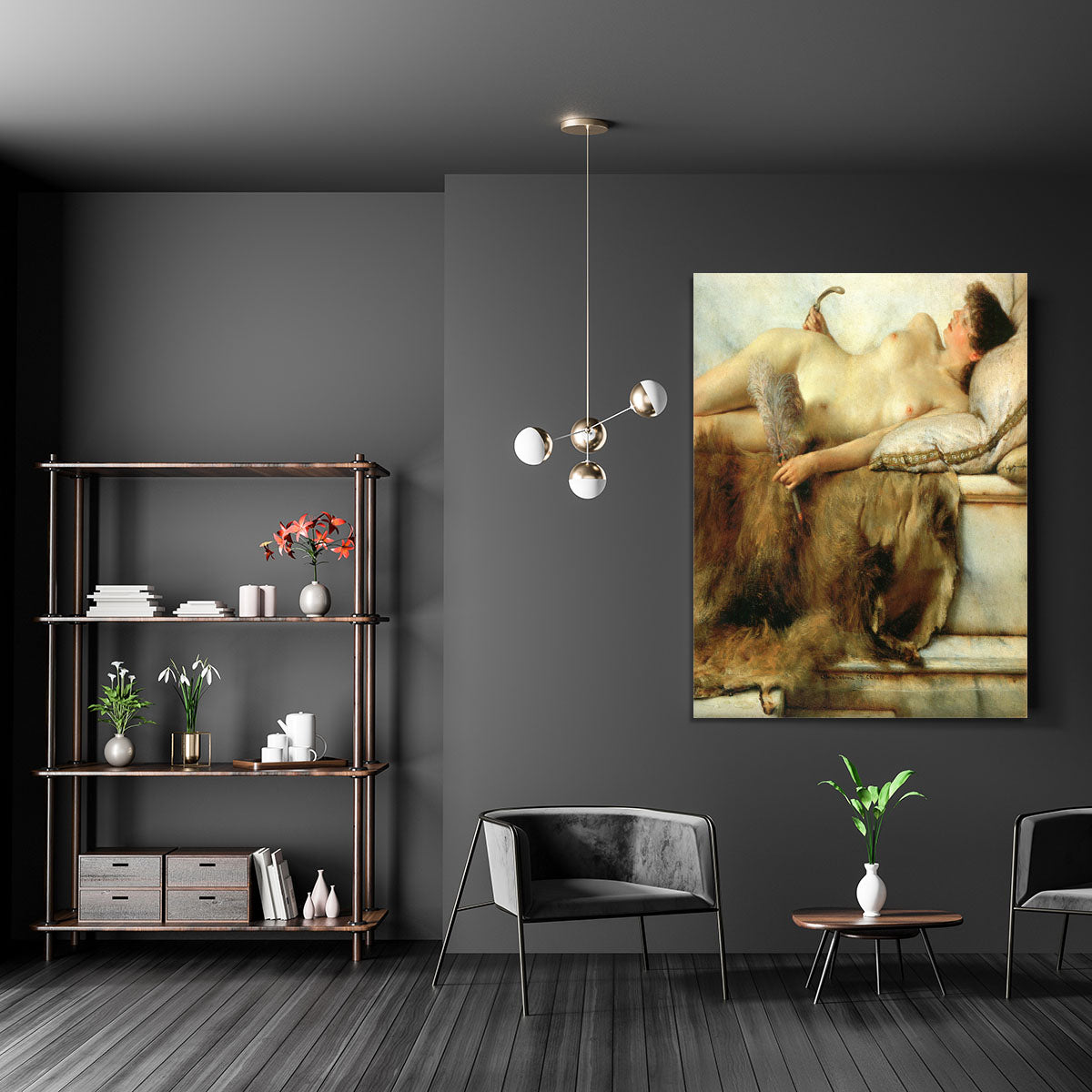 Tepidarium by Alma Tadema Canvas Print or Poster - Canvas Art Rocks - 5