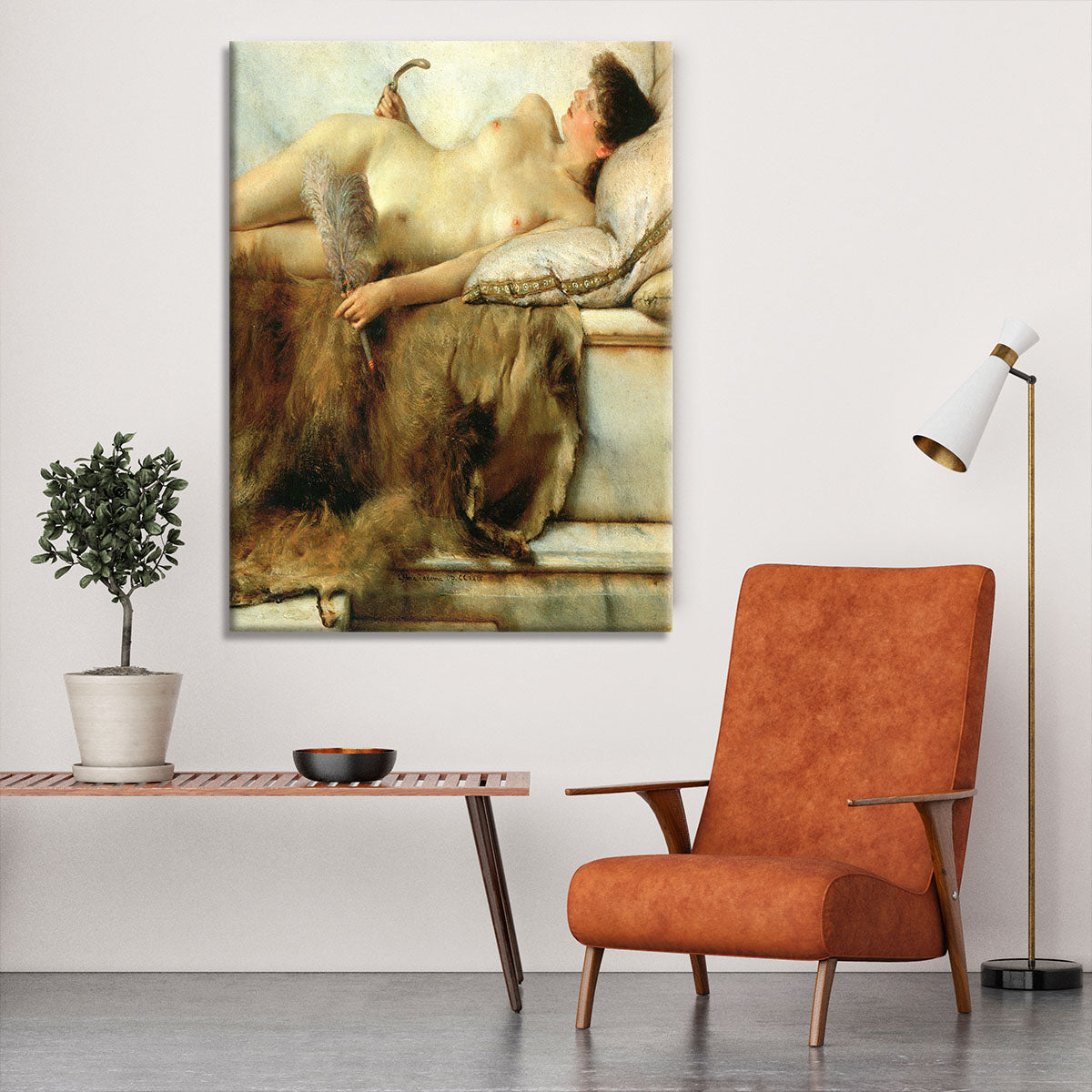 Tepidarium by Alma Tadema Canvas Print or Poster - Canvas Art Rocks - 6
