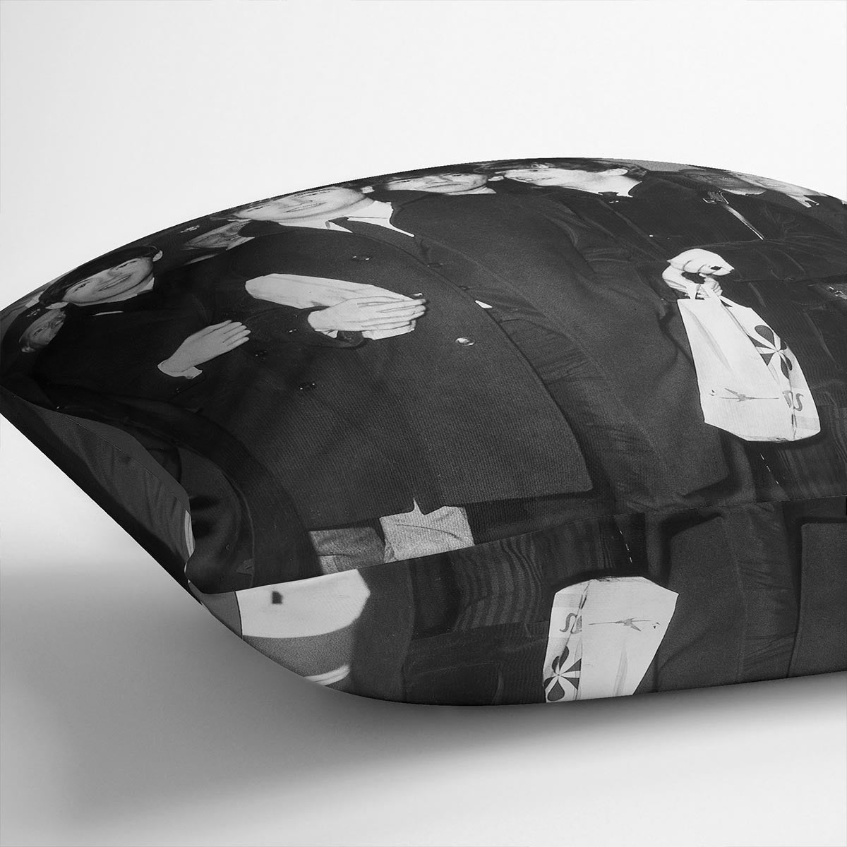 The Beatles arrive at London Airport Cushion