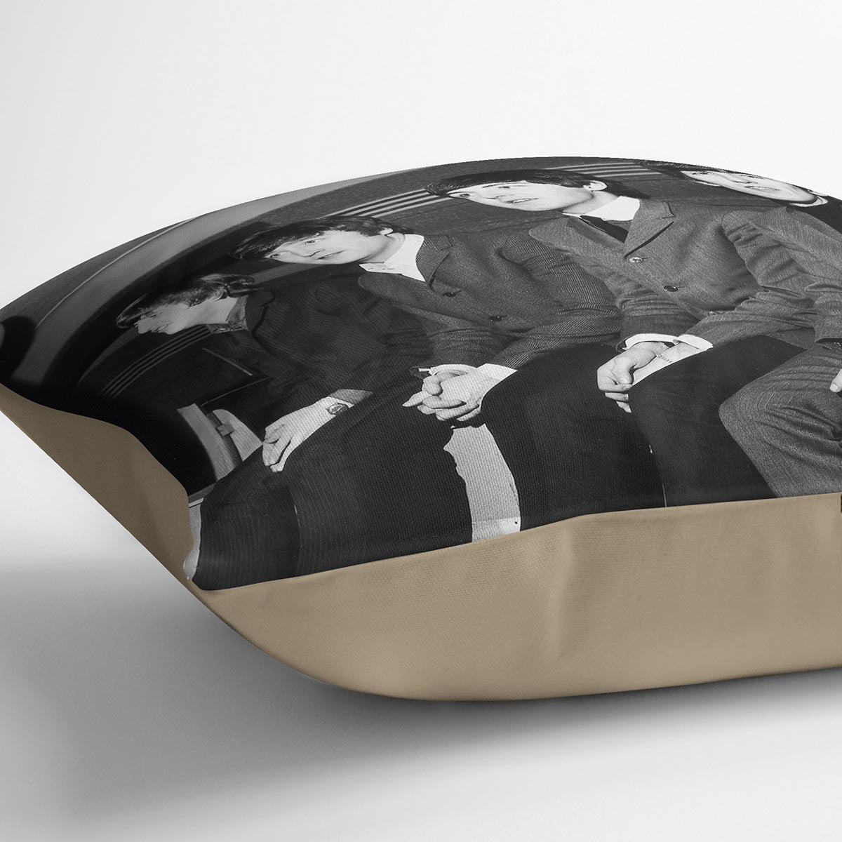 The Beatles backstage in Edinburgh Cushion