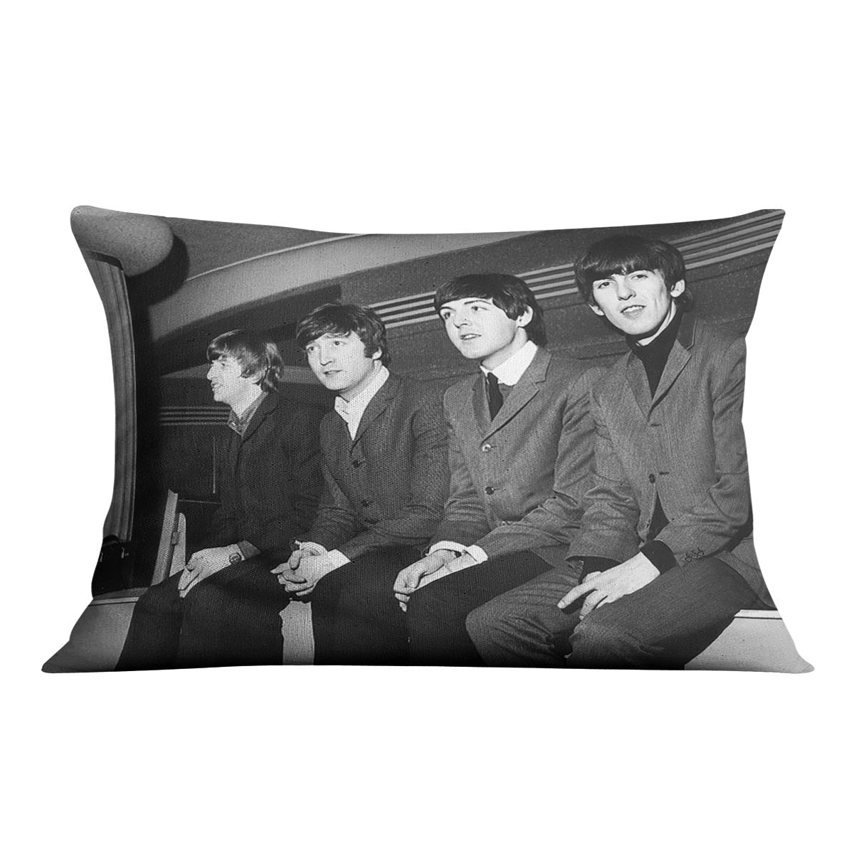 The Beatles backstage in Edinburgh Cushion