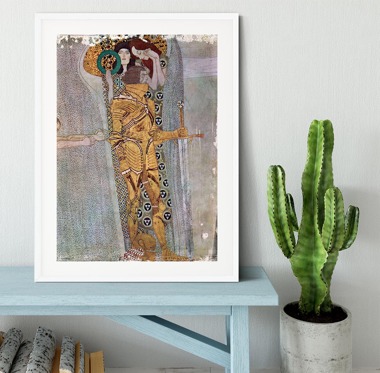 The Beethoven Freize by Klimt Framed Print - Canvas Art Rocks - 5