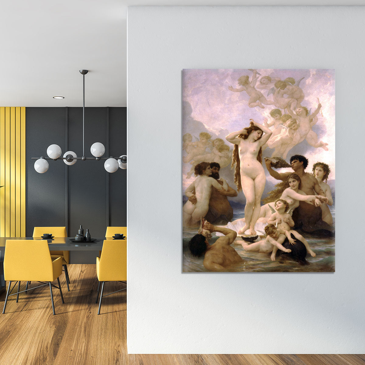 The Birth of Venus By Bouguereau Canvas Print or Poster - Canvas Art Rocks - 4