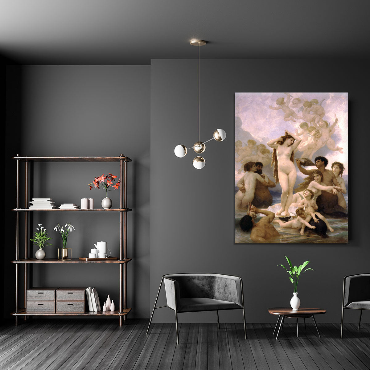 The Birth of Venus By Bouguereau Canvas Print or Poster - Canvas Art Rocks - 5