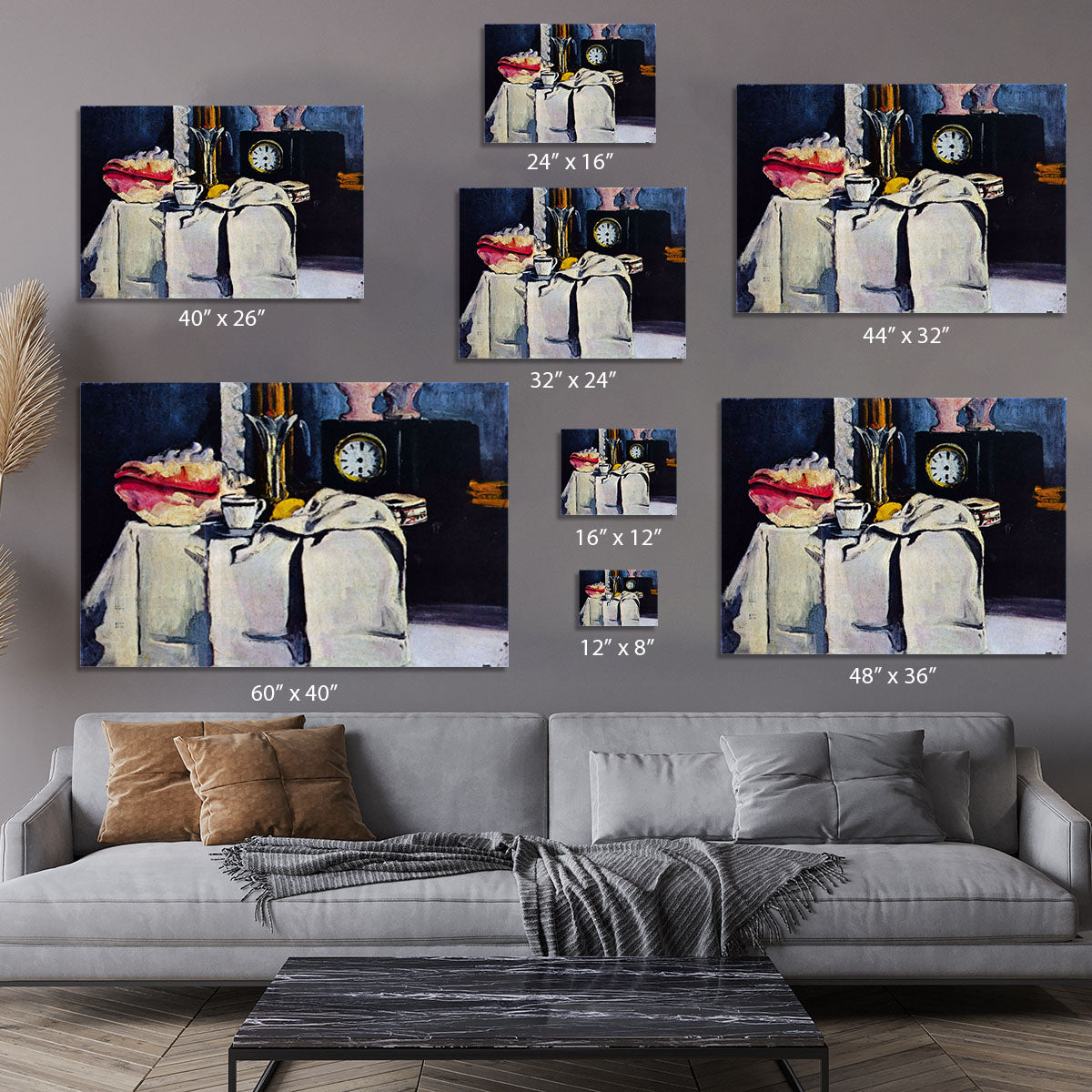 The Black Marmour by Cezanne Canvas Print or Poster - Canvas Art Rocks - 7