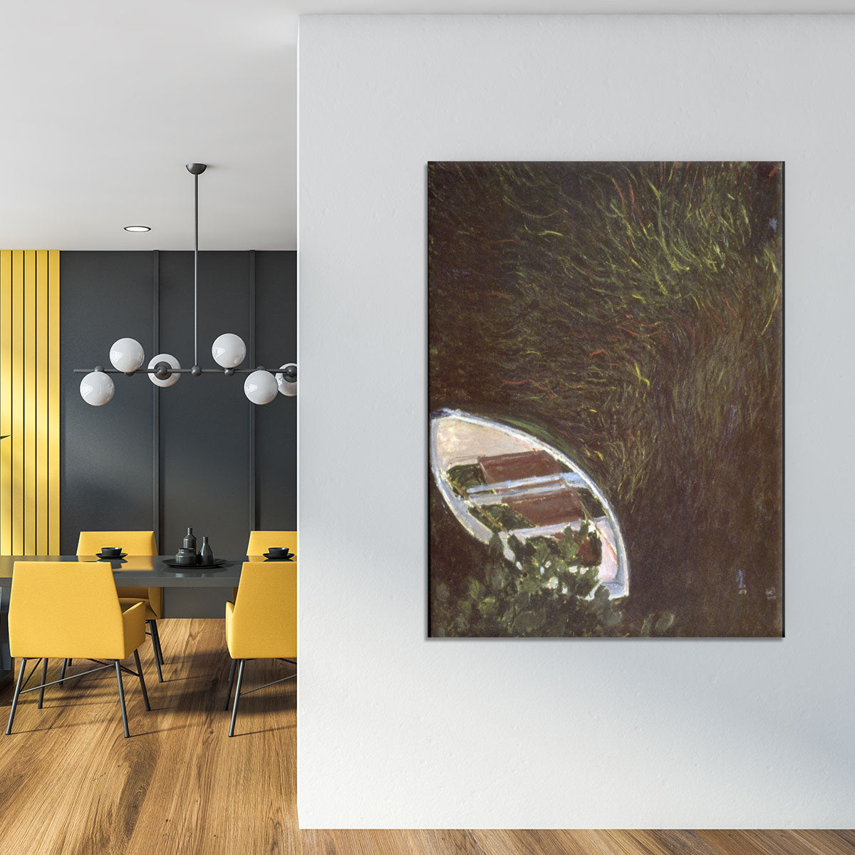 The Boat by Monet Canvas Print or Poster - Canvas Art Rocks - 4