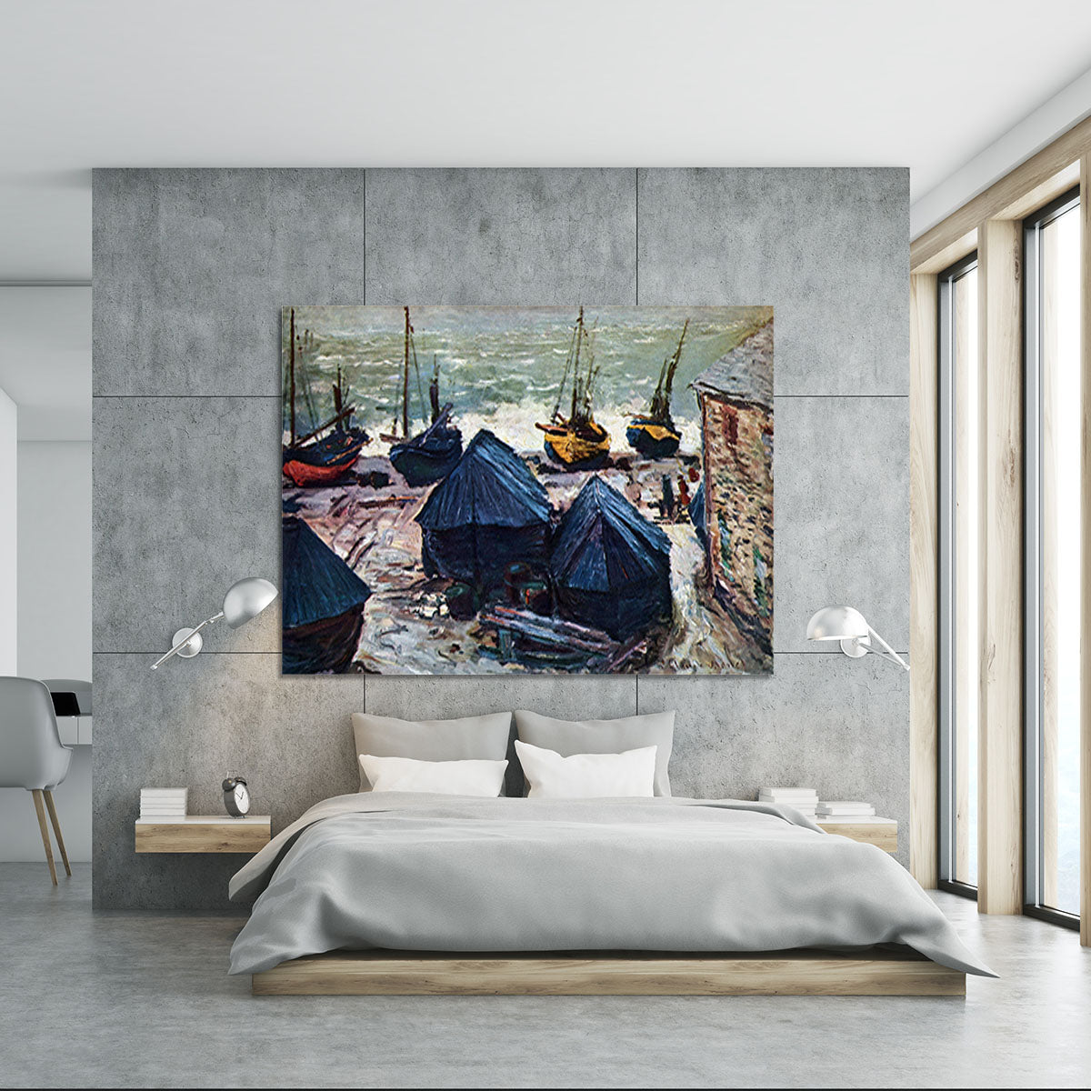 The Boats by Monet Canvas Print or Poster - Canvas Art Rocks - 5