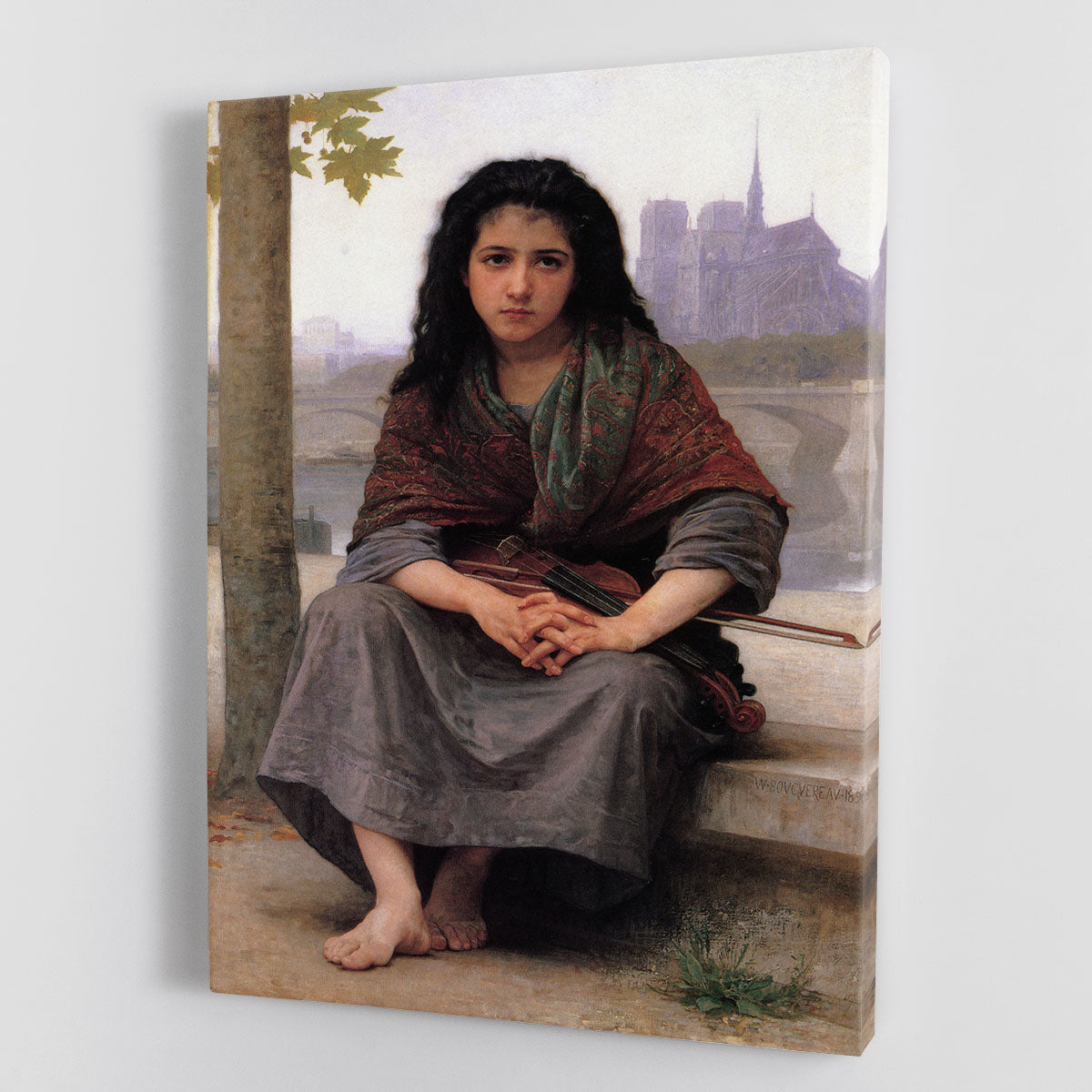 The Bohemian By Bouguereau Canvas Print or Poster - Canvas Art Rocks - 1