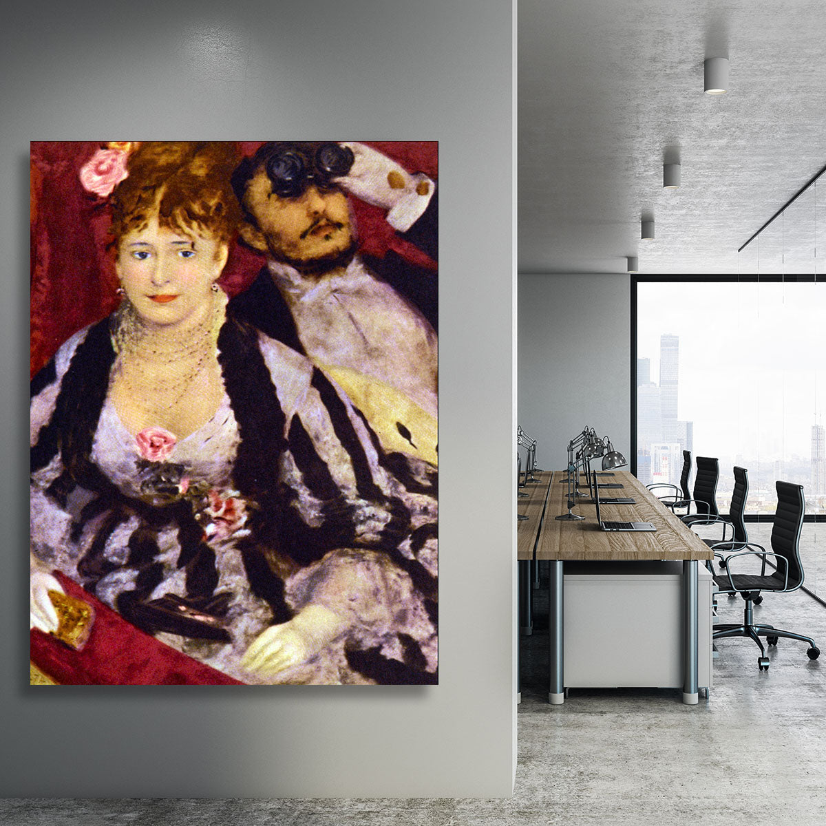 The Box by Renoir Canvas Print or Poster - Canvas Art Rocks - 3