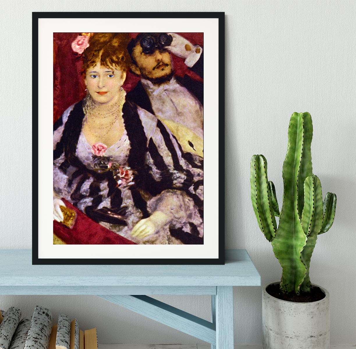 The Box by Renoir Framed Print - Canvas Art Rocks - 1