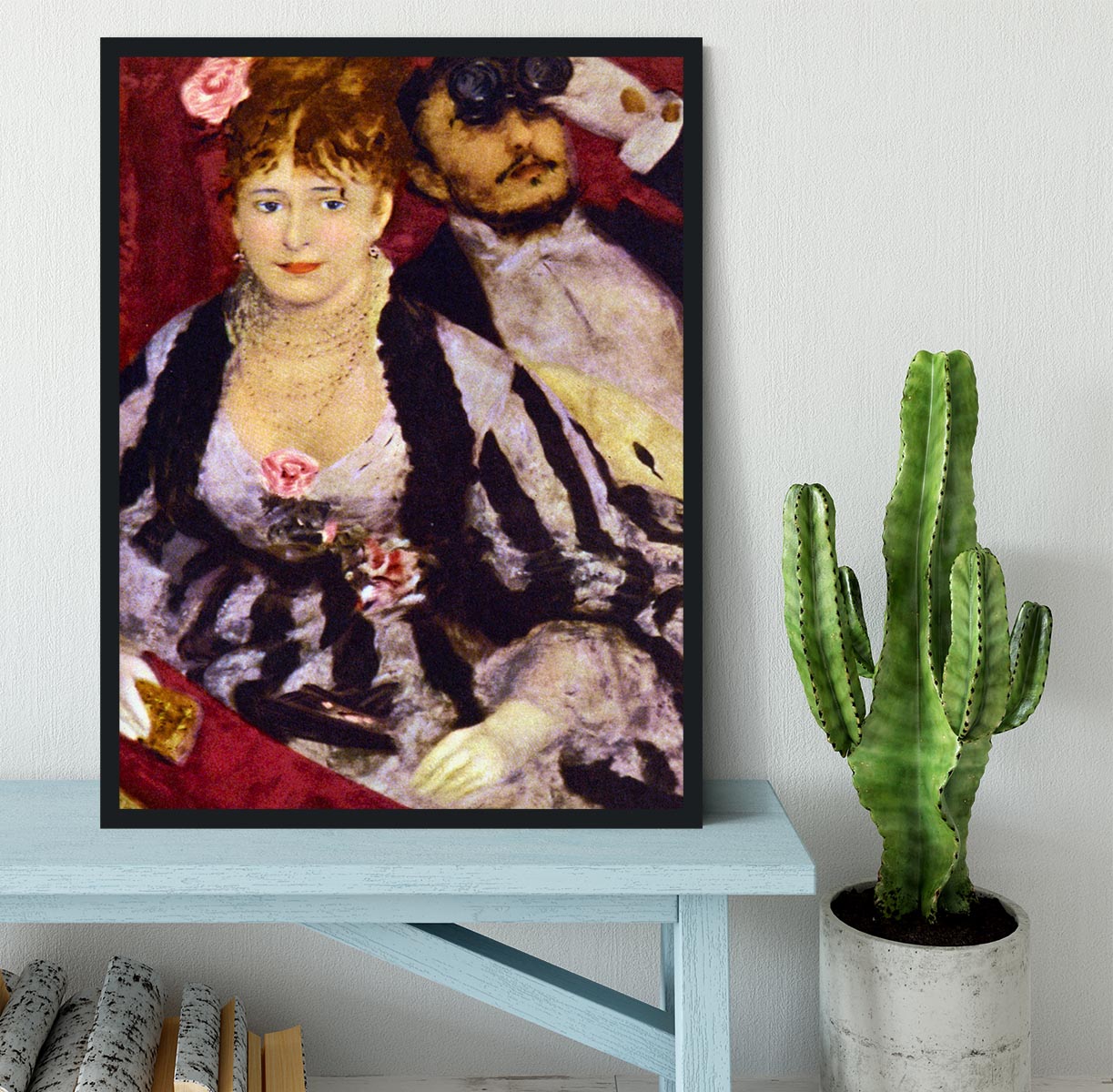 The Box by Renoir Framed Print - Canvas Art Rocks - 2