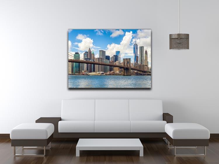 The Brooklyn Bridge Canvas Print or Poster - Canvas Art Rocks - 4