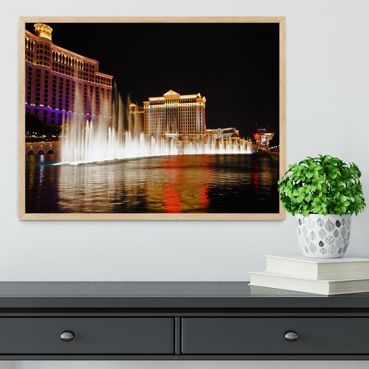 The Caesars Palace Hotel Framed Print - Canvas Art Rocks - 4