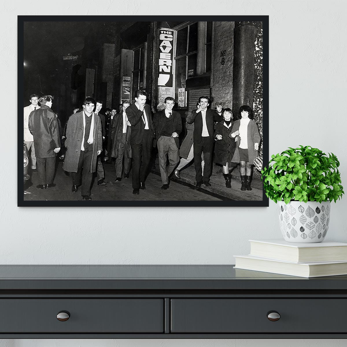 The Cavern Club Liverpool 1964 Framed Print - Canvas Art Rocks - 2