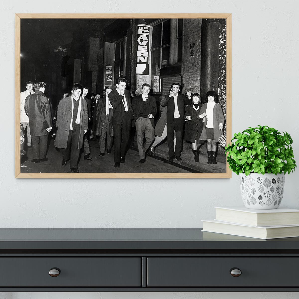The Cavern Club Liverpool 1964 Framed Print - Canvas Art Rocks - 4