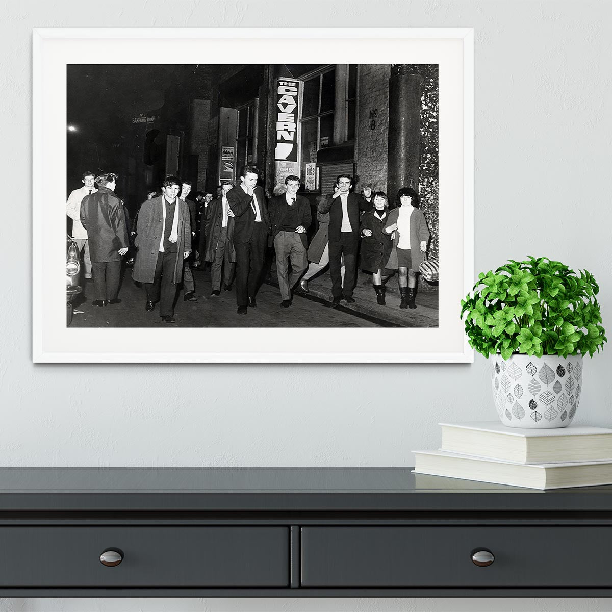 The Cavern Club Liverpool 1964 Framed Print - Canvas Art Rocks - 5