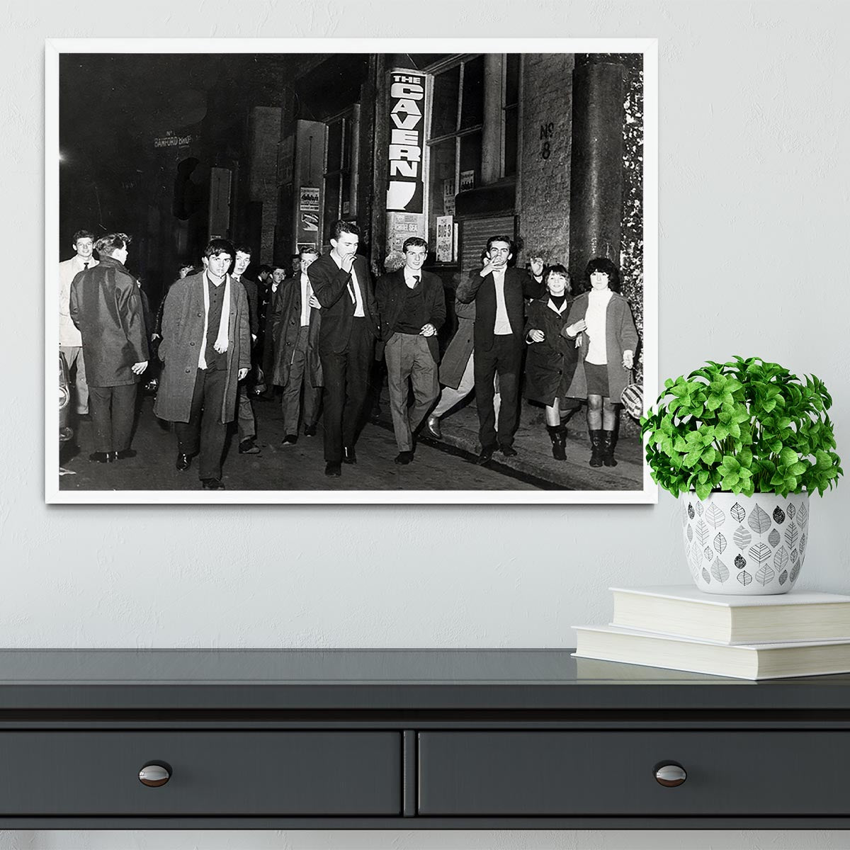 The Cavern Club Liverpool 1964 Framed Print - Canvas Art Rocks -6