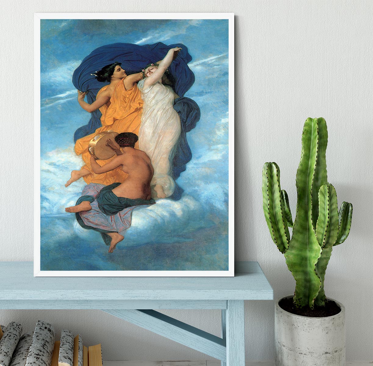 The Dance By Bouguereau Framed Print - Canvas Art Rocks -6