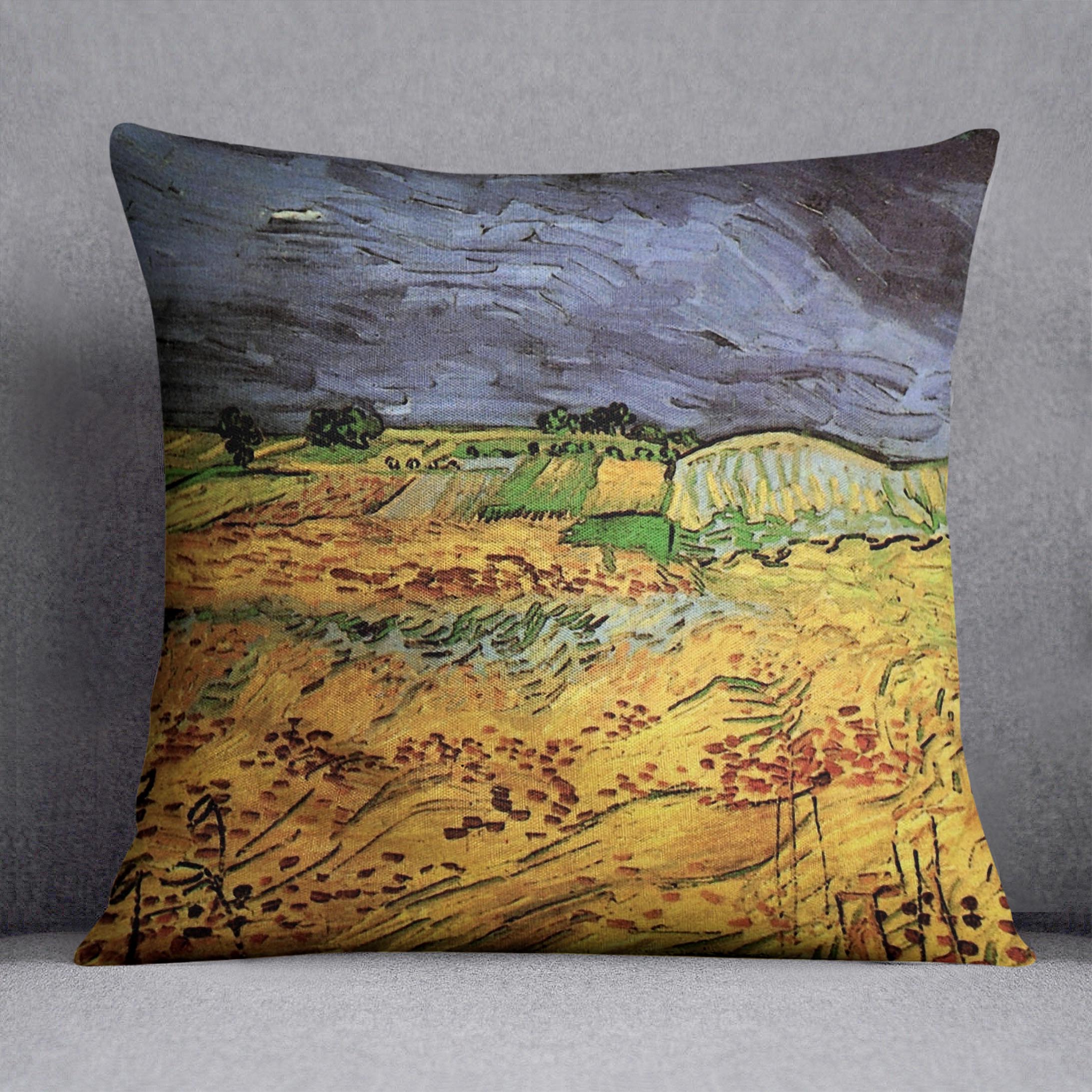 The Fields by Van Gogh Cushion