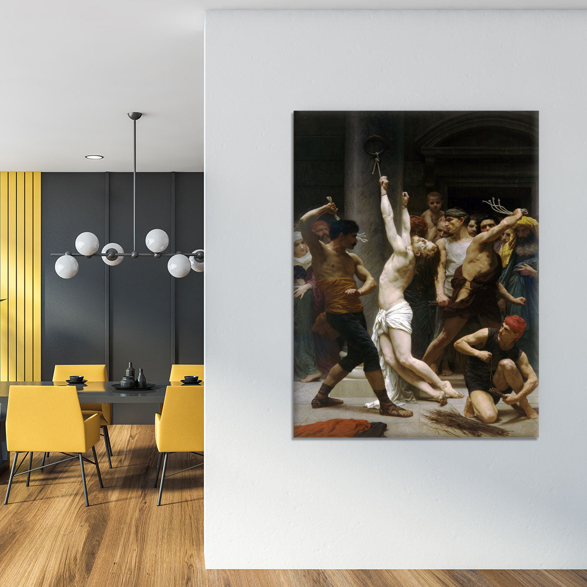 The Flagellation of Our Lord Jesus Christ By Bouguereau Canvas Print or Poster - Canvas Art Rocks - 4