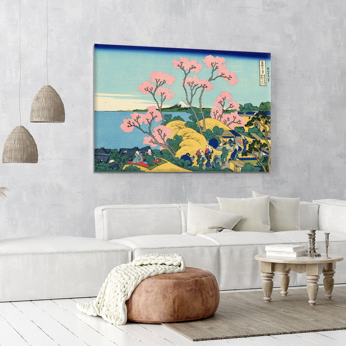 The Fuji from Gotenyama by Hokusai Canvas Print or Poster - Canvas Art Rocks - 6