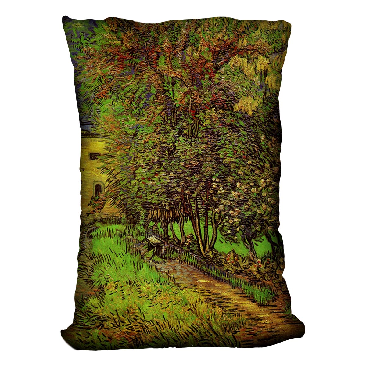 The Garden of Saint-Paul Hospital by Van Gogh Cushion