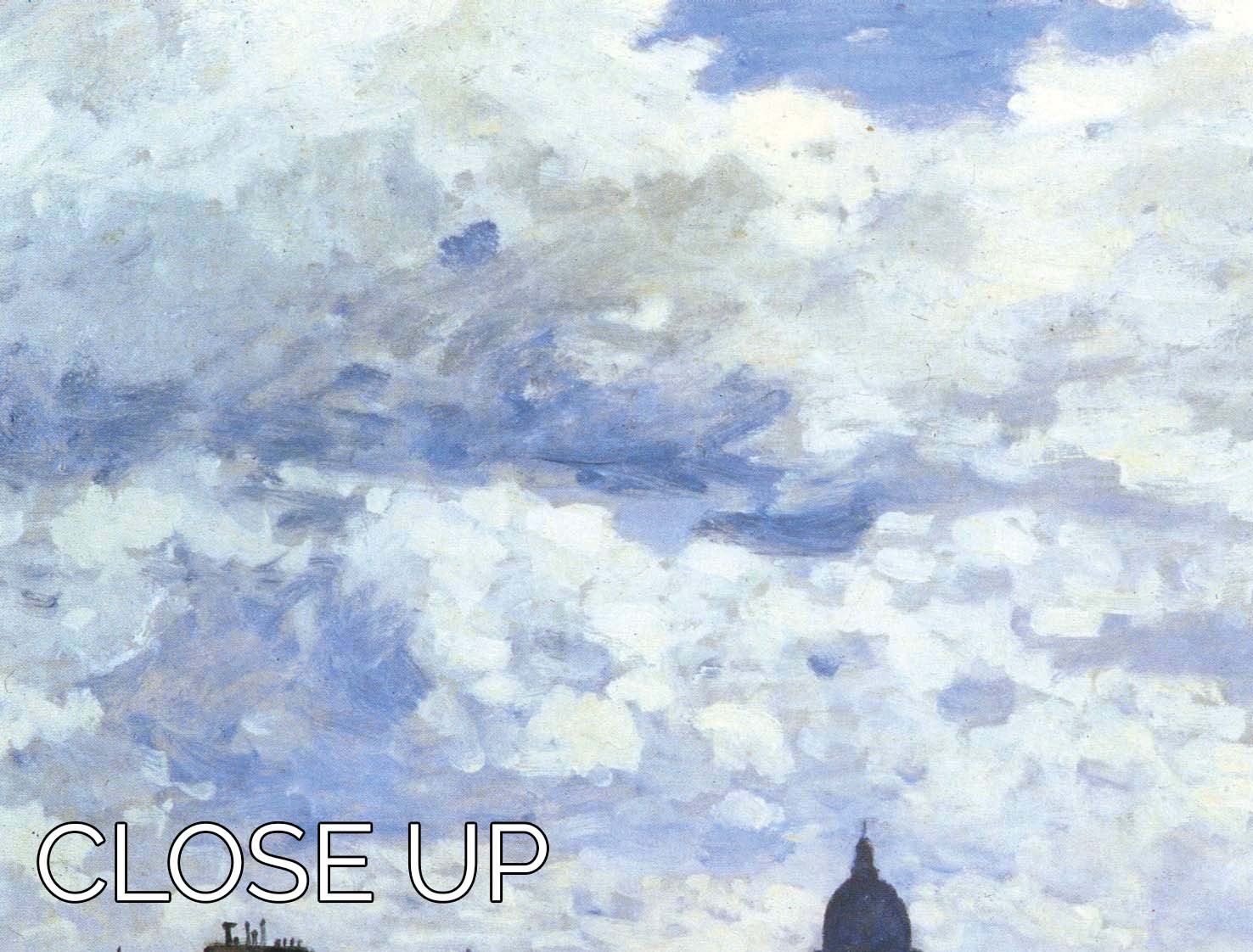 The Garden of the Infanta by Monet 3 Split Panel Canvas Print - Canvas Art Rocks - 3