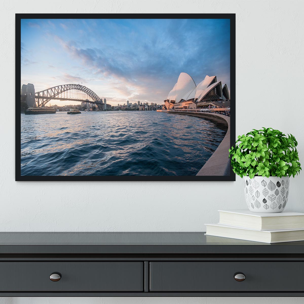 The Harbour Bridge Framed Print - Canvas Art Rocks - 2