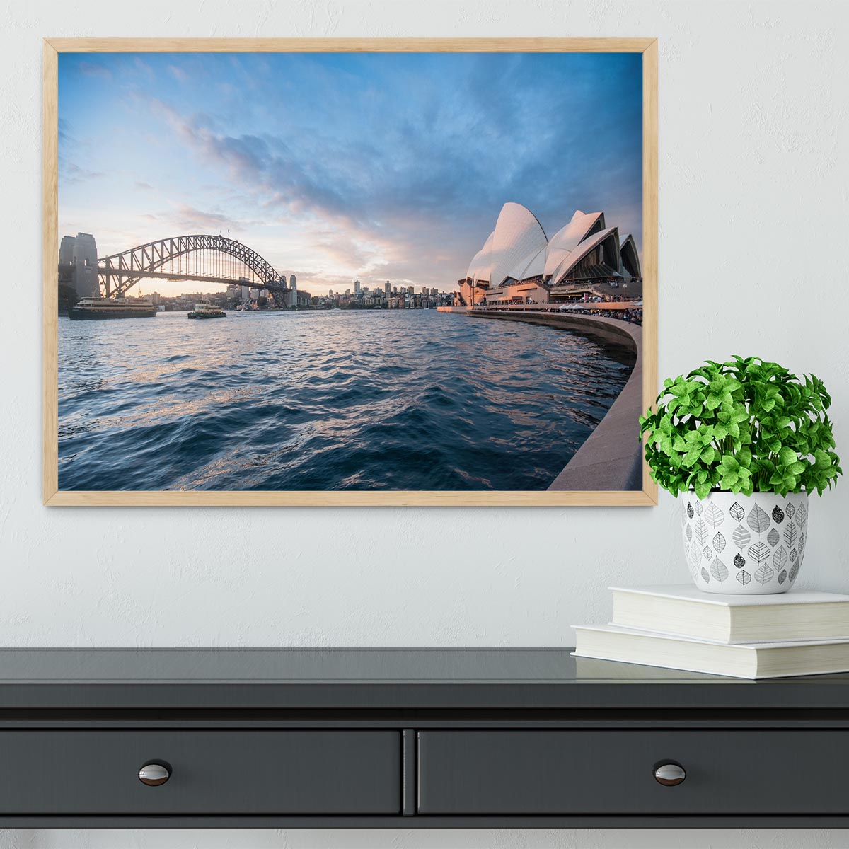 The Harbour Bridge Framed Print - Canvas Art Rocks - 4