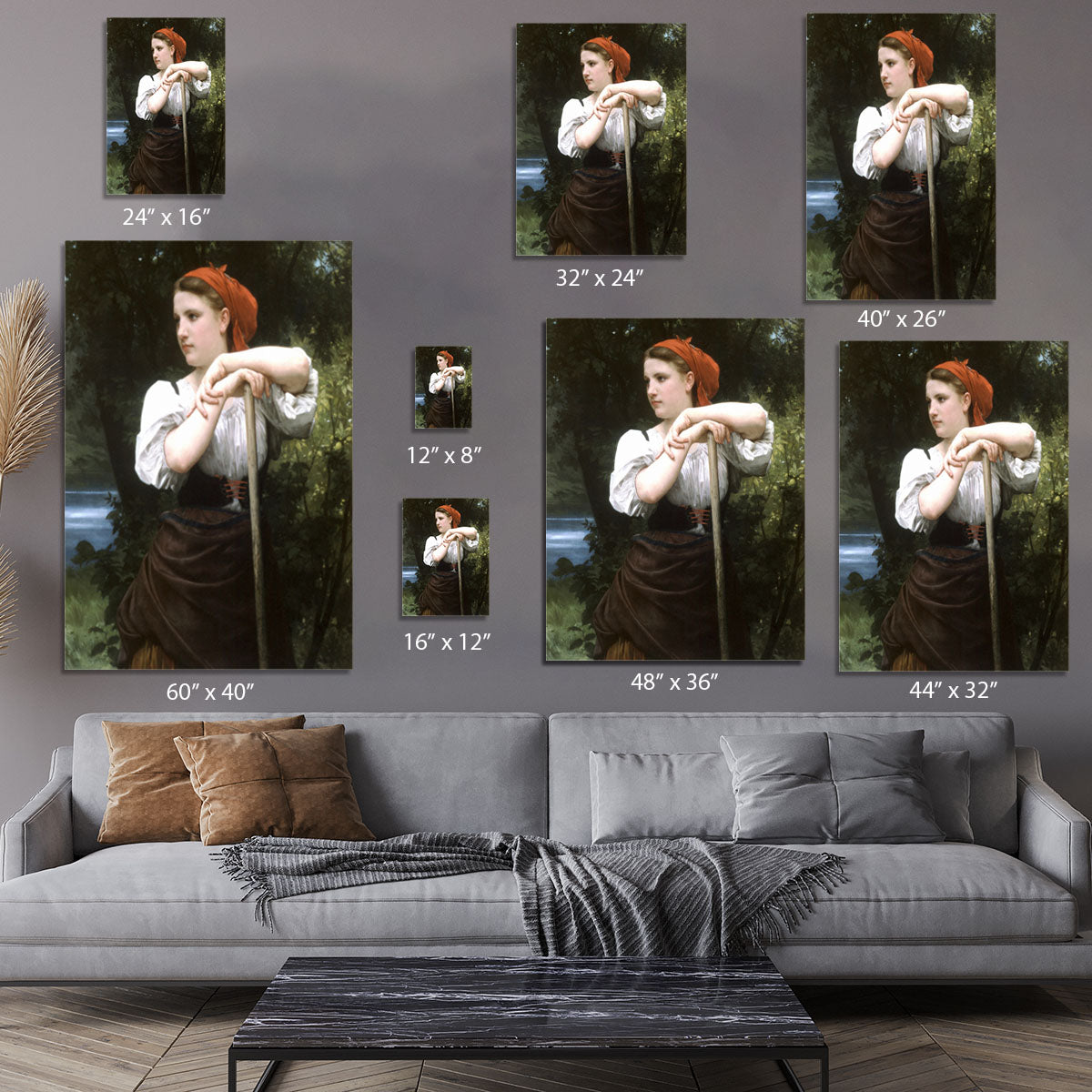 The Haymaker By Bouguereau Canvas Print or Poster - Canvas Art Rocks - 7