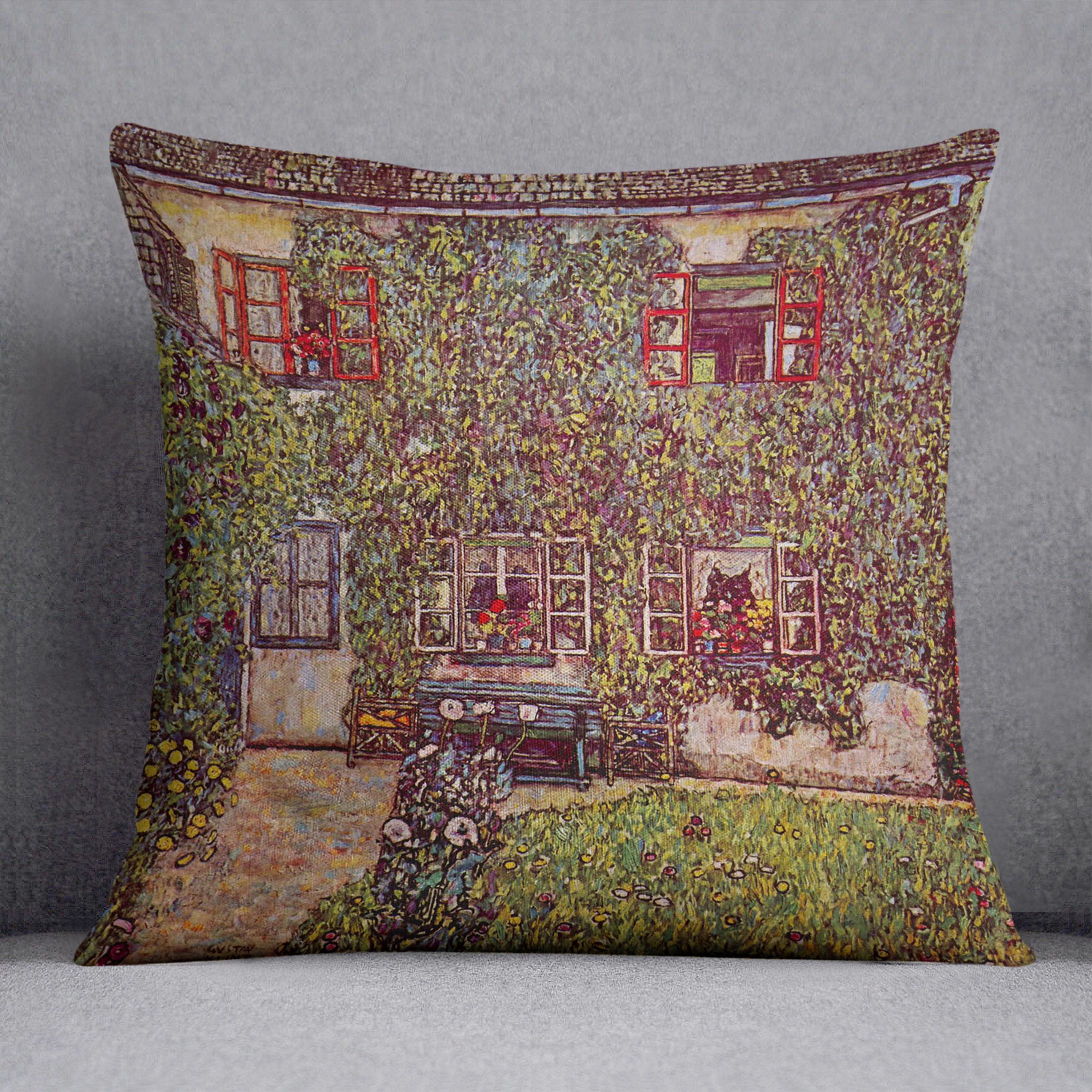 The House of Guard by Klimt Cushion