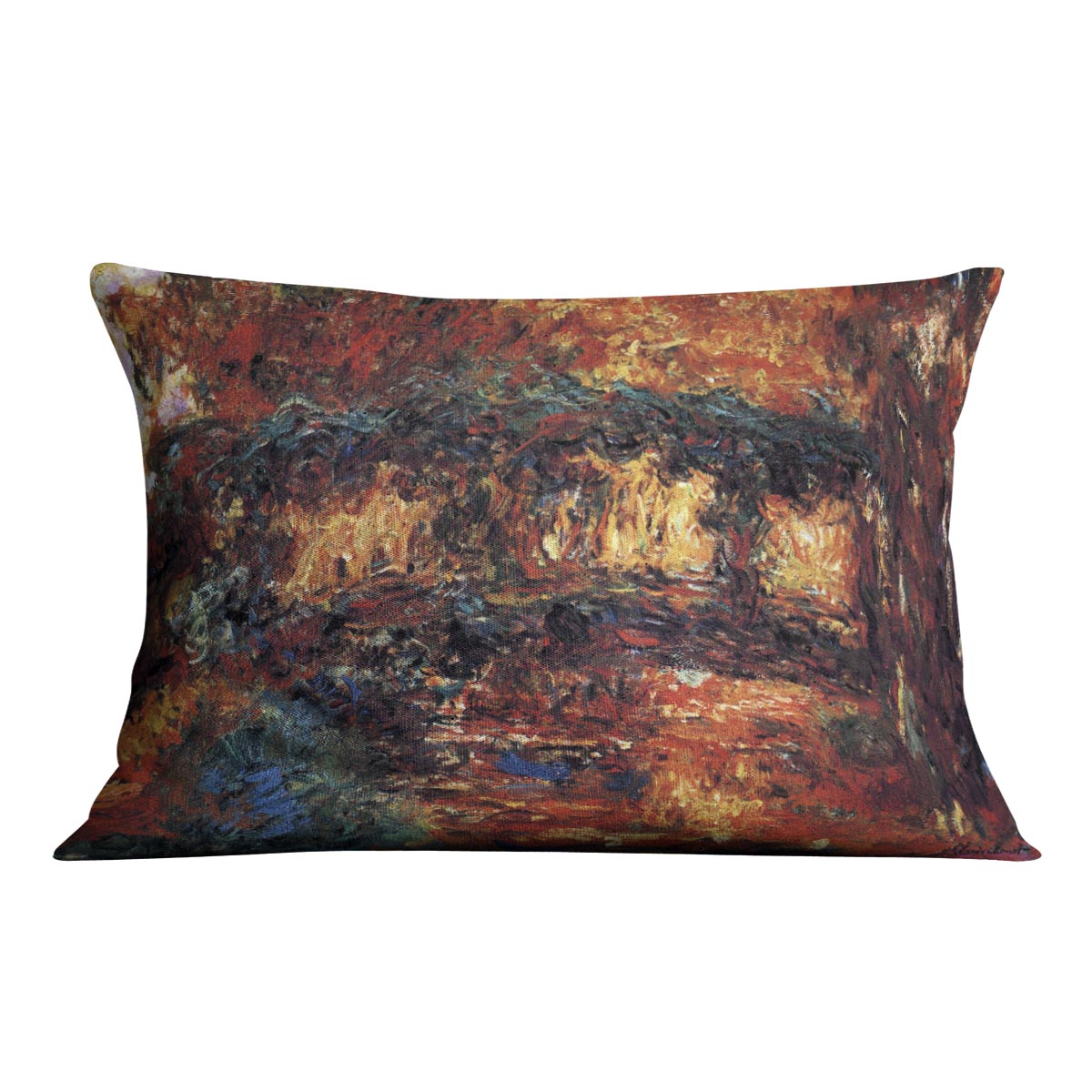 The Japanese Bridge 2 by Monet Cushion